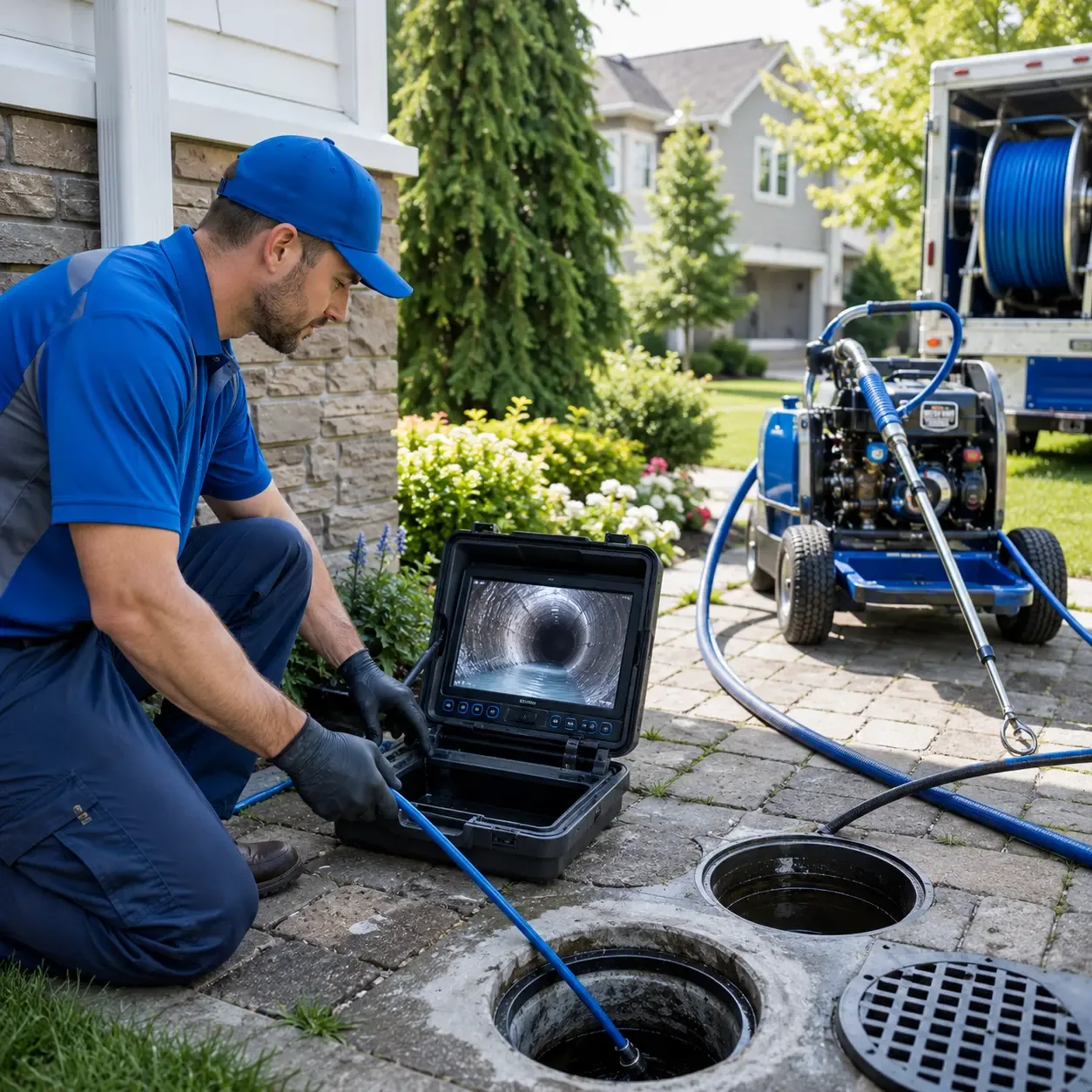 Outdoor drain cleaning professionals serving Corning, OH