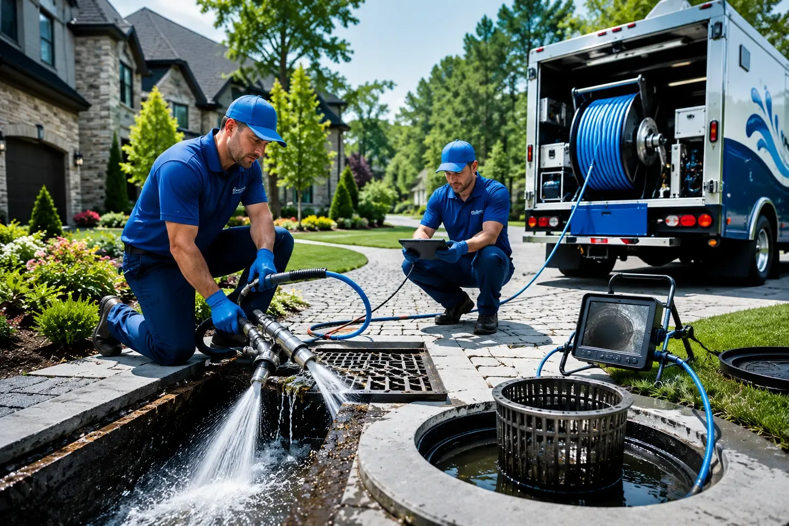 Local outdoor drain cleaning professionals in Corning, OH
