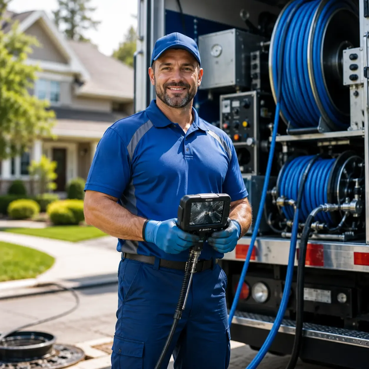 Local outdoor drain cleaning specialists in Corning, OH